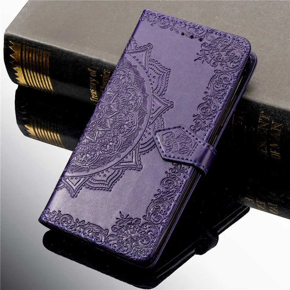 Case For Huawei Nova 2i 3i 3 P Smart Plus Z Y9 Y5 Y6 Y7 Prime P30 Pro P20 P10 P8 Lite Leather Flip Wallet Cover - Color: Purple