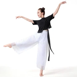 Latin Dance Shirt Flexibility ribbon Lady Ballroom Tango elasticity Tops Cha Salsa rumba modern Dance wear Yoga costumes Latin Dance Shirt Flexibility ribbon Lady Ballroom Tango elasticity Tops Cha Salsa rumba modern Dance wear Yoga costumes