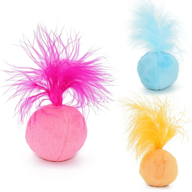 Cats Catnip toys Soft Cat Toy Sound Balls Kitten Toys Cat Teaser Candy