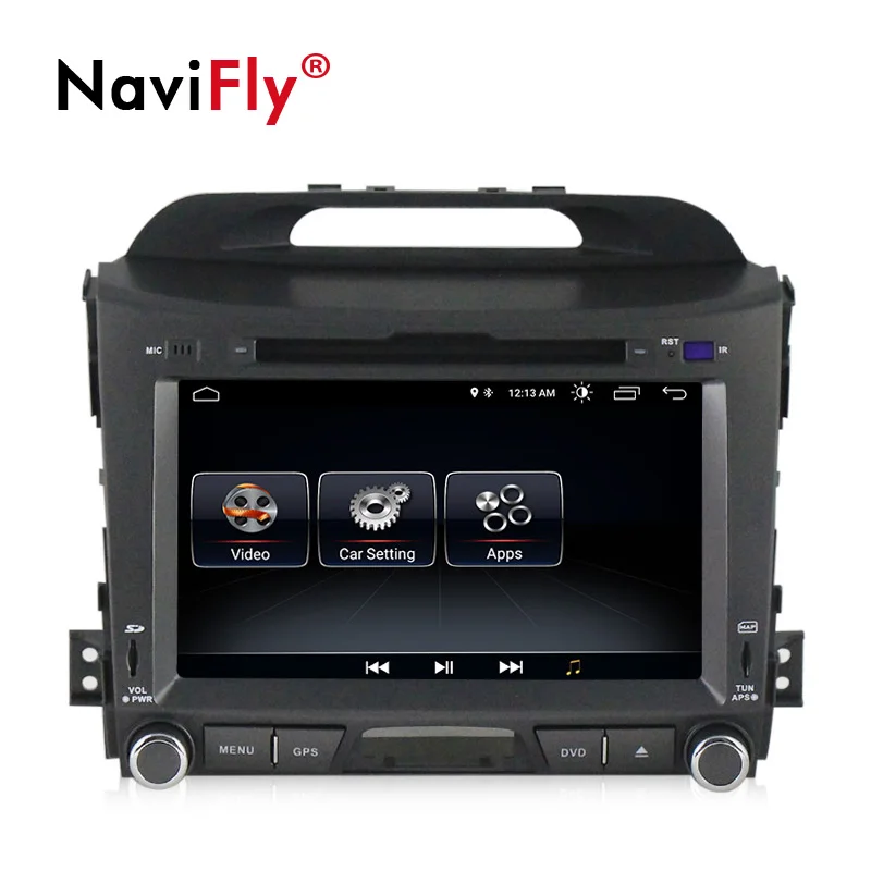 Flash Deal Free shipping! 2din Android 8.1 Car dvd radio Player multimedia for KIA sportage 2011 2012 2013 2014 2015 GPS Navigation WIFI BT 1