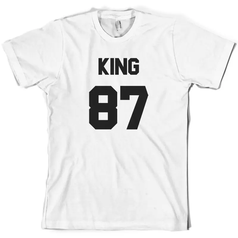 King 87-Мужская футболка-Mollie-Music-10 цветов-Free UK DeliveryPrint футболка мужская с коротким