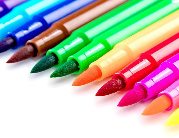 12/24 washable Soft Calligraphy Brush Water color Marker ...