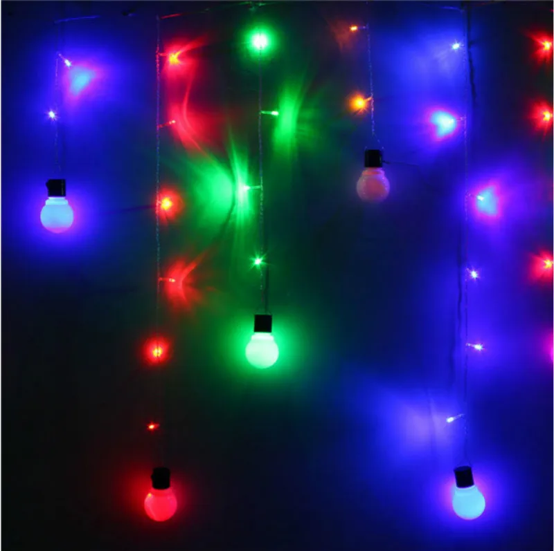 

1.5M 10 Ball Bulb LED Fairy String Light Wedding Party Christmas Lamp Xmas Decor US EU Plug