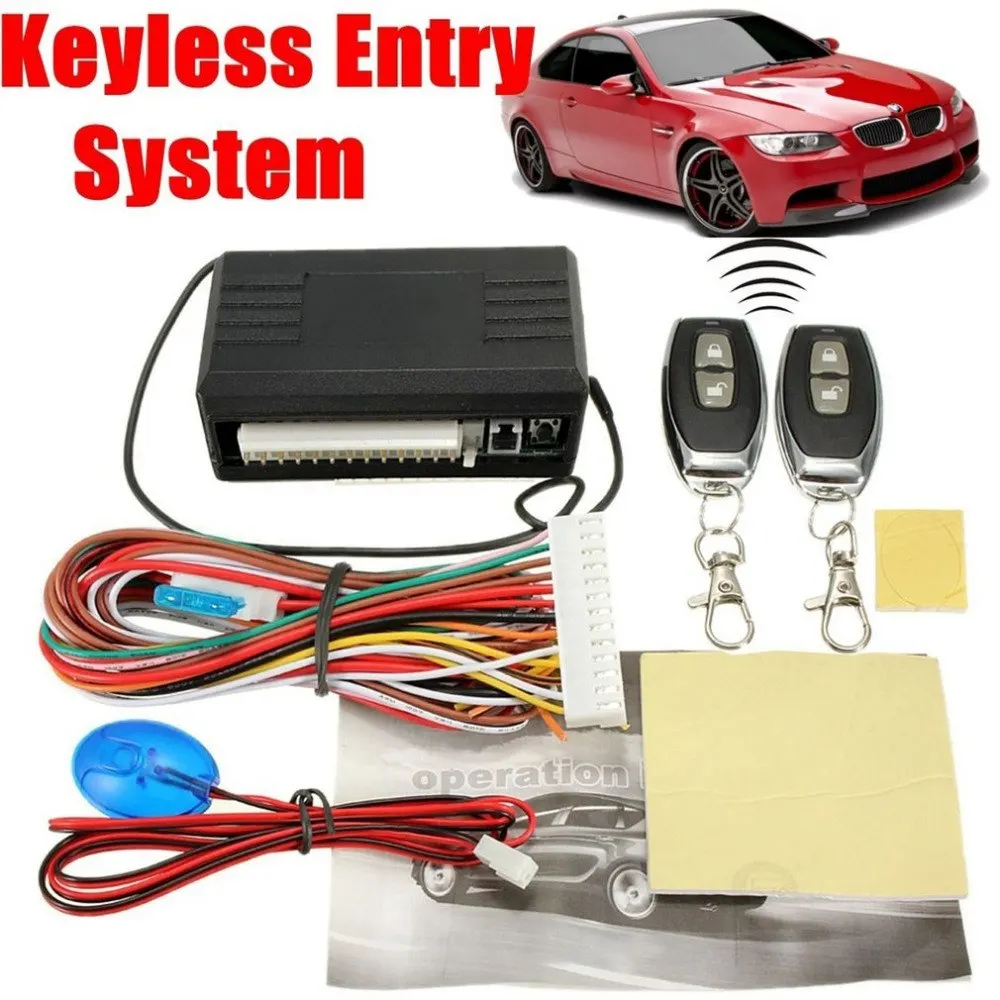 

New Auto Universal Door Lock Vehicle Keyless Entry System Auto Car Remote Central Kit Anti-theft System Car Alarm Engine