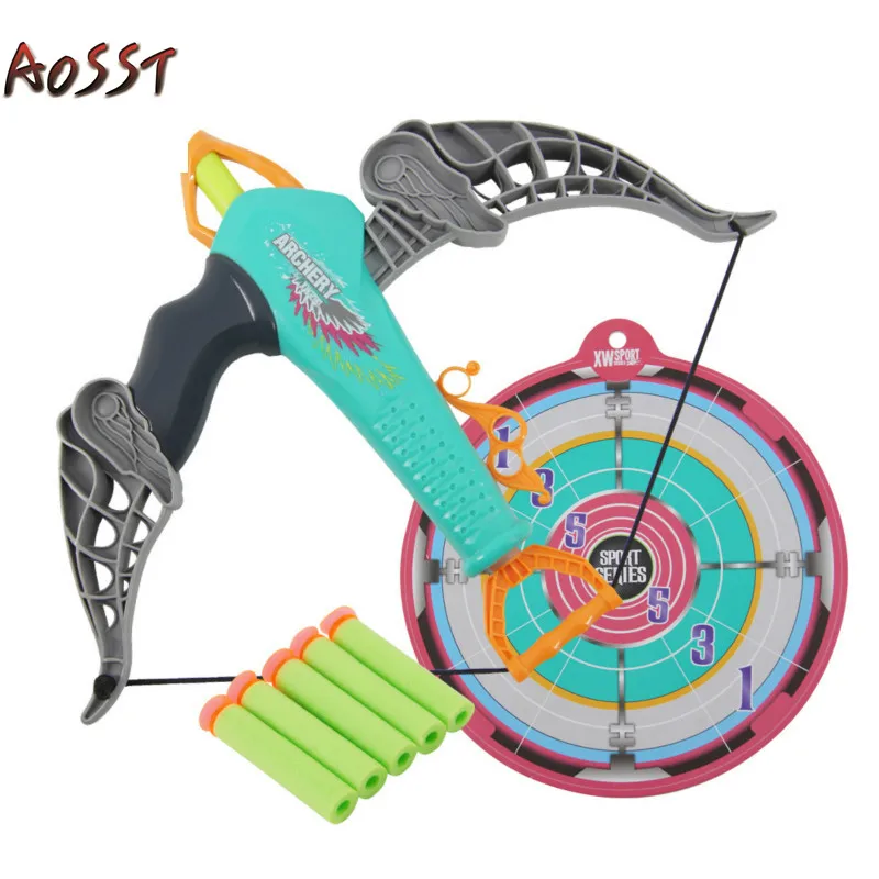 

Children's Simulation Outdoor Archery Sword Model Toy Sports Shooting Soft Bomb Bow Bow And Arrow Outdoors knife Sword Toys