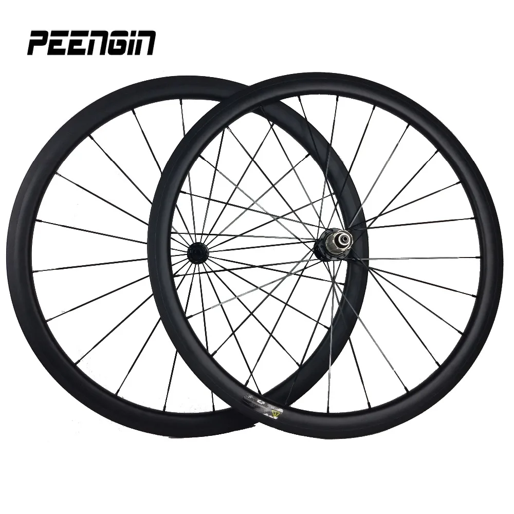 

International Famous Brand OEM/ODM Factory Supply Roda Carbono Bike Rim/Wheel 38mm With Powerway G3 Hubs NBK Bearing 18-21 Holes