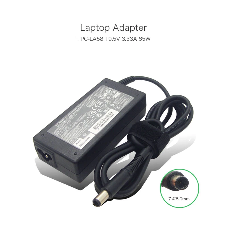 Adaptateur secteur pour ordinateur portable HP 65W 19 5V 3 33 a 7 4x5 0mm TPC.jpg Q90.jpg