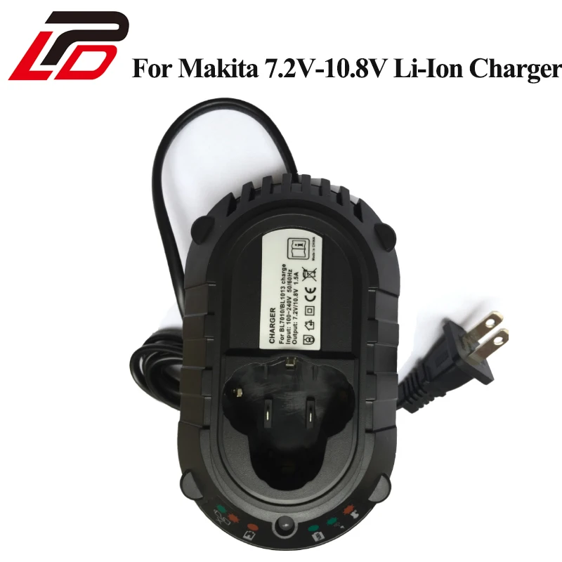 Сменное зарядное устройство для MAKITA BL1013 BL1014 BL7010 7 2 в 10 8 В литий ионная батарея DC10WA