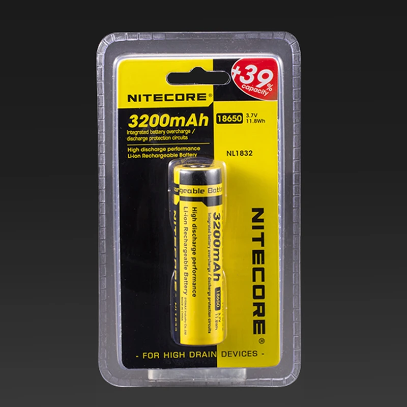 Новинка зарядное устройство NITECORE I2 Intelli с OLED экраном + 18650 3200 мАч NL1832 3 7 в Вт ч