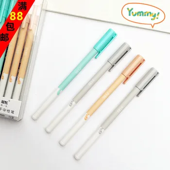 

72 pcs/lot Simplicity Quick Dry Gel Pen Signature Pen Escolar Papelaria School Office Supply Promotional Gift
