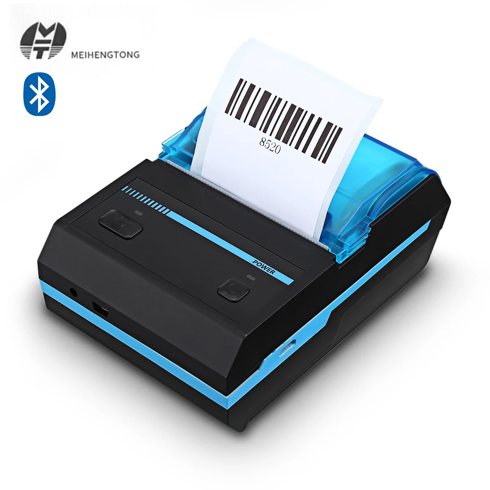 58mm Bluetooth Thermal Label Printer Sticker Wireless Barcode Printer