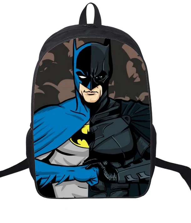 16-дюймовый Mochila сумки с Бэтменом для школы для мальчиков Бэтмен рюкзак крутые детские школьные сумки для подростков; детская одежда на каждый день рюкзак - Цвет: 005