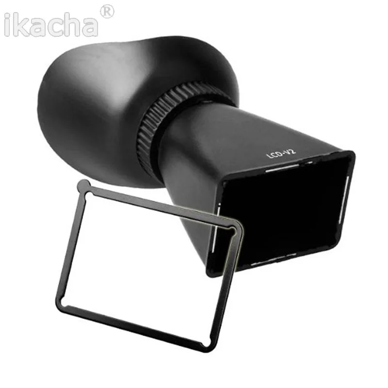 2.8X3 &quotLCD V2 Видоискатель Лупа наглазник для Canon EOS 550D Rebel T2i камеры Nikon D90|Аксессуары