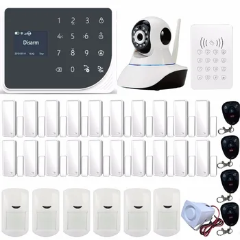 

Yobang Security WiFi GPRS GSM Alarm system Detector Sensor Wireless Security Alarm System for home office store IOS Android APP