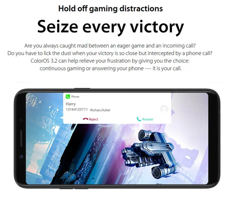 OPPO A73 4GB RAM 32GB ROM Helio P23 MTK6763T 2.5GHz Octa Core 6.0 Inch FHD+ Full Screen Android 7.1 4G LTE Smartphone
