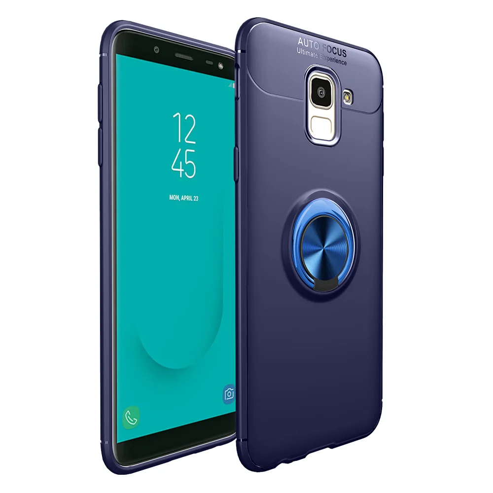 Для Samsung Galaxy J6 2018 чехол для телефона мягкий силиконовый TPU роскошный Магнитный