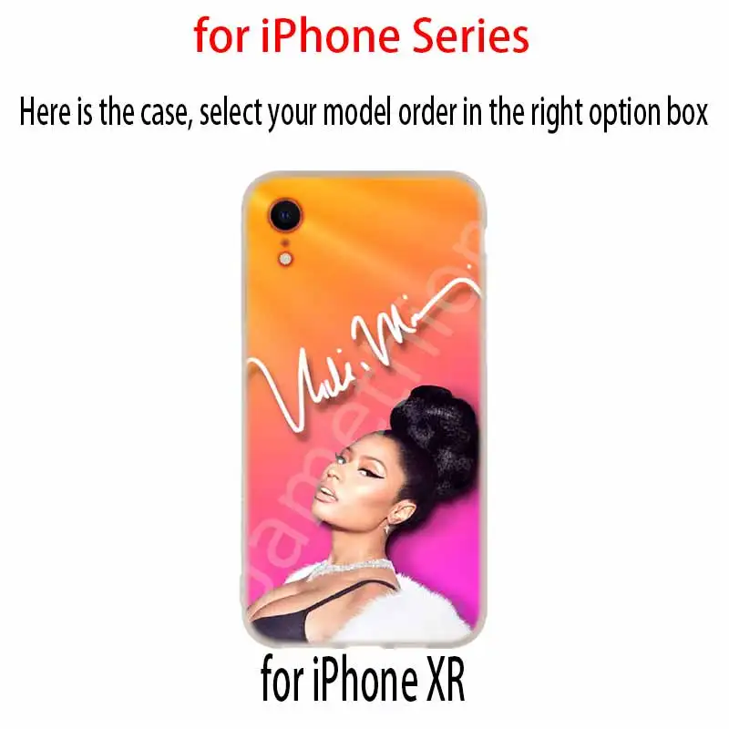 Nicki Minaj чехол силиконовый мягкий для iPhone X 11 Pro XS Max XR 6 7 8 Plus 5 4 S чехол для телефона s TeleFoonhoesjes Etui