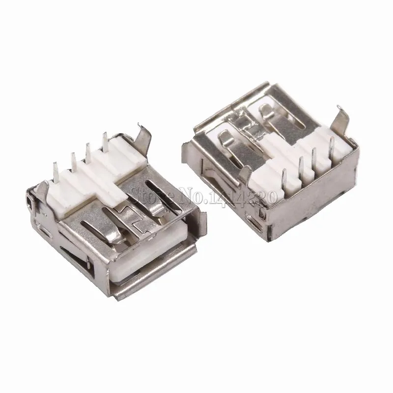 Женский Разъем для припоя, 10 шт., USB Type A, стандартный порт, USB-A, лидер продаж, 2019 Женский Разъем для припоя, 10 шт., USB Type A, стандартный порт, USB-A, лидер продаж, 2019