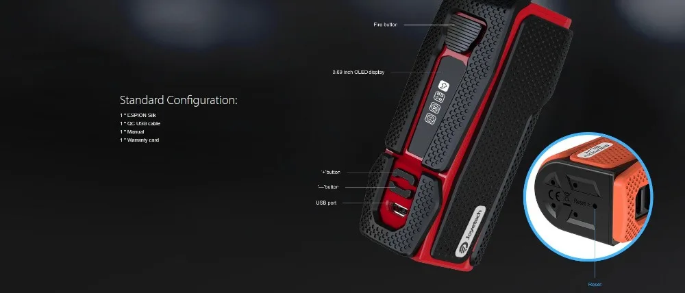 Original Joyetech ESPION Silk TC Box Mod 80W Mod Box built in 2800mAh Battery Electronic Cigarette Vape Mod Box 01 (2)