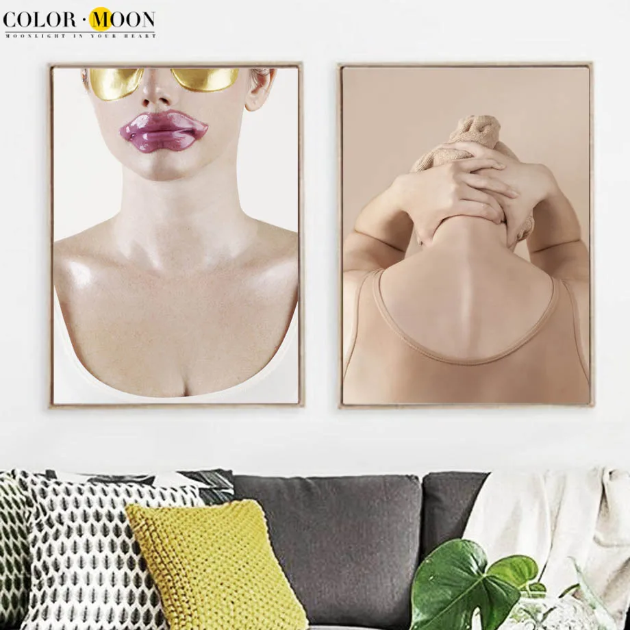 COLORMOON Woman Leg Nordic Poster Wall Art Posters And Prints Canvas Painting Pictures For Living Room Pop Home Decor | Дом и сад