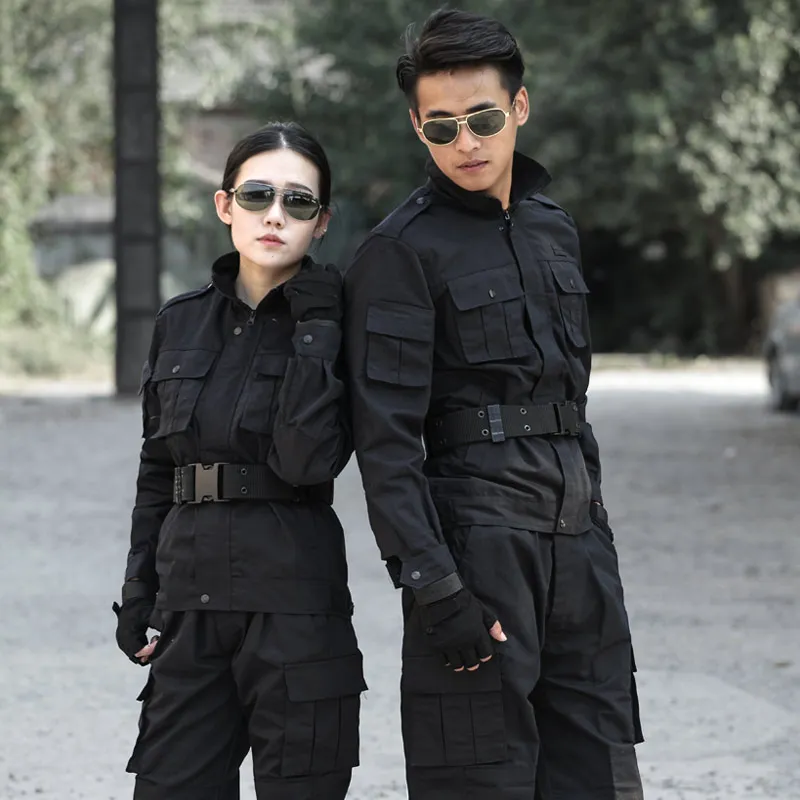 Black Military Uniform Tactical Combat Shirt Uniforms Uniforme Militar Tatico Multicam CS Clothing