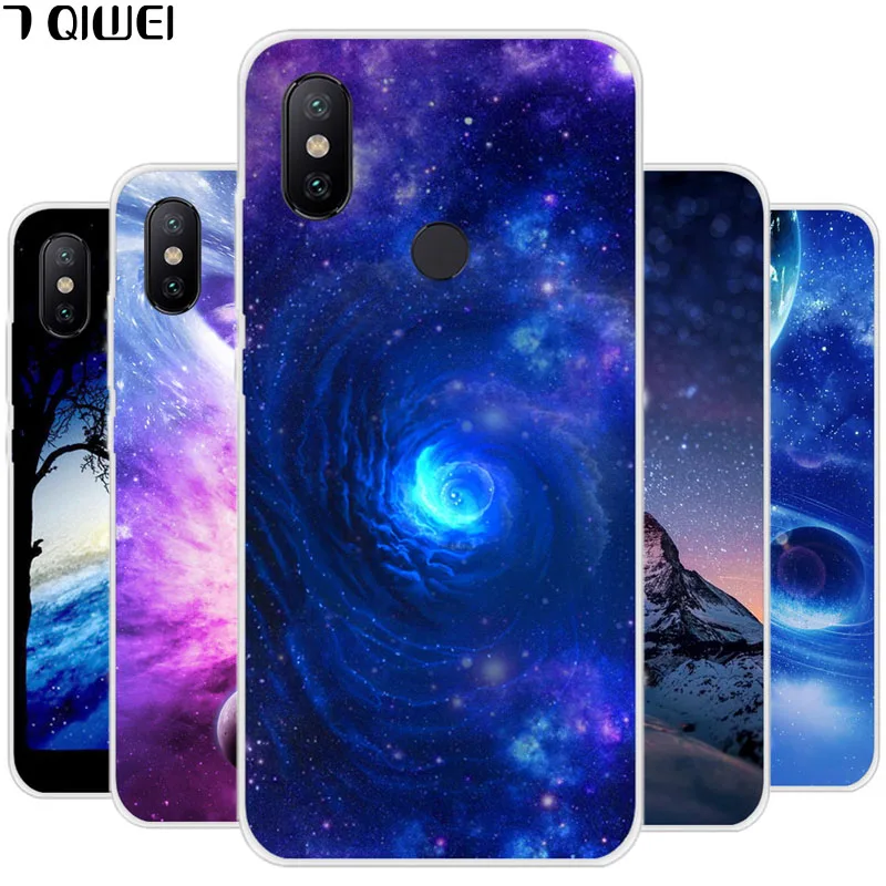 

5.99'' Case For Xiaomi Mi A2 MiA2 Case Silicone Soft TPU Back Cover For Funda Xiaomi Mi A2 Phone Case Mi A 2 Fashion Thin Space