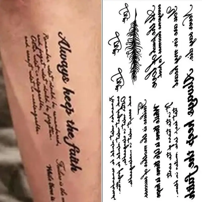 Сексуальная поддельная одноразовая Татуировка наклейка для рукава руки мужчины и женщины поддельные тату боди-арт Водонепроницаемый Временные татуировки стикер s