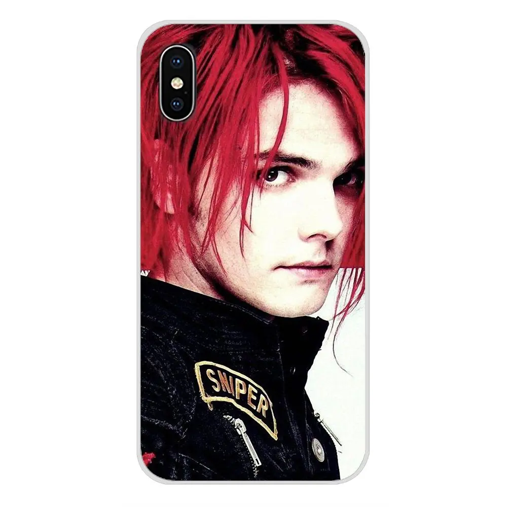 Для Apple iPhone X XR XS MAX 4 4S 5 5S 5C SE 6 6S 7 8 Plus ipod touch 5 6 TPU чехол Gerard Way My Chemical Romance MCR Rock - Цвет: images 3