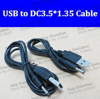 

Free shipping DC 3.5 mm Barrel Jack 5V DC to USB Power Cable 120CM 2pcs/lot