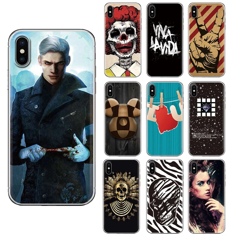 Stylish Patten Series Back Phone Cover For Samsung A5 2018/ S7/ S8/ S9/ S9 Plus/ A7 A50 TPU Silicone Case |