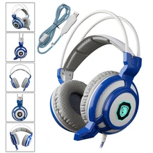 SADES-905 Professional Gaming Headphones Vibration 7.1 Surround Stereo USB Headphones With Microphone For PC Gamer