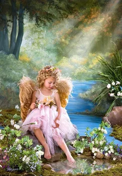 

45-64-Needlework Crafts 14CT unprinted embroidery French DMC Quality Counted Cross Stitch Kit Set DIY Oil painting Angel of