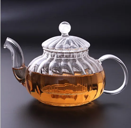 1 шт., 600 мл, цветочный кофейный стеклянный чайник, цветущий китайский стеклянный чайник, термостойкий стеклянный чайник JO 1052