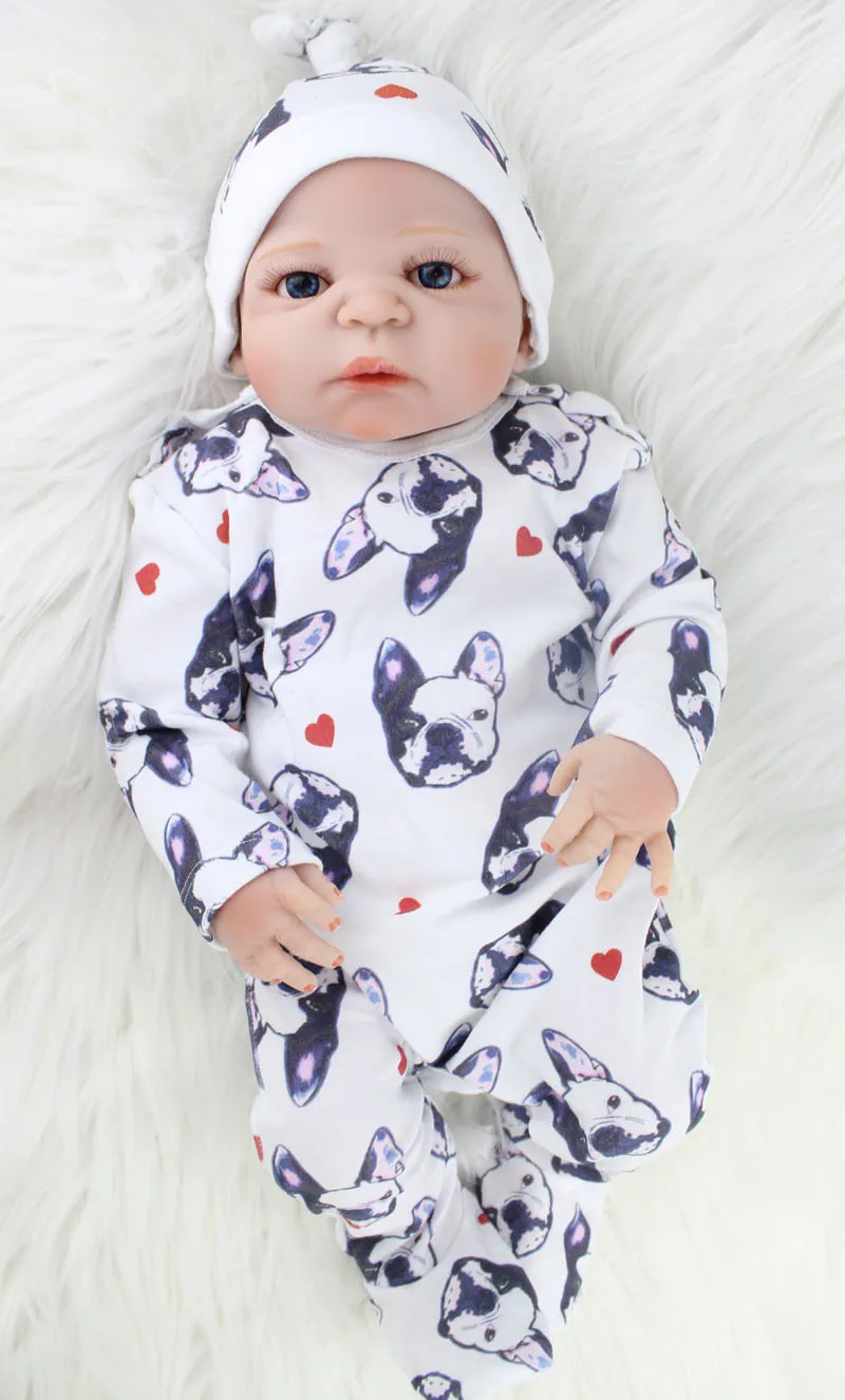 55 см Силиконовая Кукла Reborn Babies Toy Like Real Baby новорожденный мальчик детские куклы на