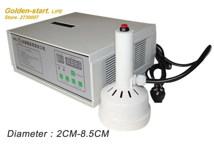 

Free shipping 220V Handy electromagnetic induction sealing machine,bottle packing machine,aluminum foil filling machine 20-85mm