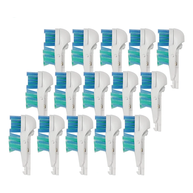 

15pcs 4732 Model Battery Electric Toothbrush Head Soft Tooth Bristles Replacement for Oral B Dual Clean Complete Brush Heads