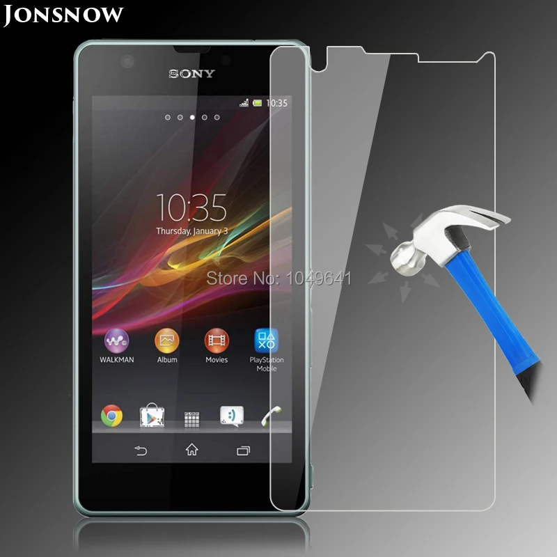 Jonsnow Закаленное стекло пленка для sony Xperia ZR M36H C5502 C5503 Взрывозащищенный ЖК-экран протектор pelicula de vidro