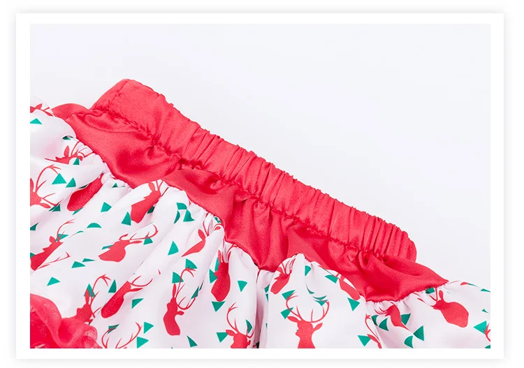 YK& Loving/фатиновая юбка для маленьких девочек; рождественские мини-юбки с пачкой; рождественские костюмы с принтом оленя для малышей; Рождественский подарок;