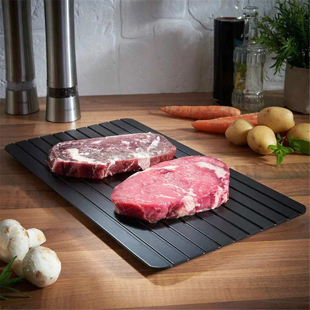 Fast Defrosting Tray for freeze Food Thawing Plate Defrost Meat/freeze Food Quickly Without Electricity Microwave Hot Water Or