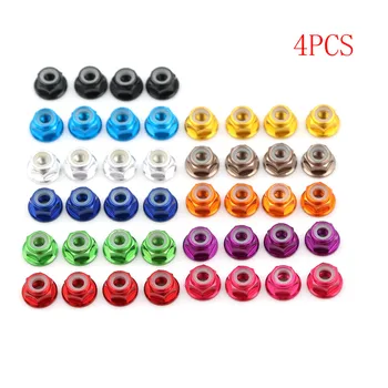 

4Pcs/lot M4 RC HSP 102049 (02190) Aluminum Nylon Nut M4 For 1:10 Upgrade Parts Aluminium Profile Connectors Tools Aluminum/Nylon