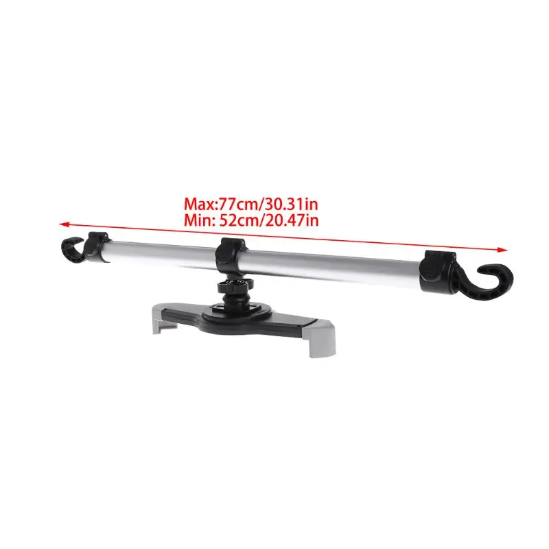 

360 Degree Rotation Universal Aluminum Alloy Car Back Seat Mount Stand Holder For Tablet 7"-11