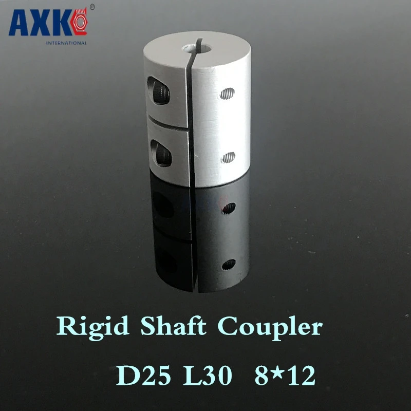 

2019 New Ball Bearing Axk Rigid Shaft Coupler Clamp 8mm To 12mm Stepper Servo Motor Coupling 8x12mm Dia25 Length 30mm Cnc Mill