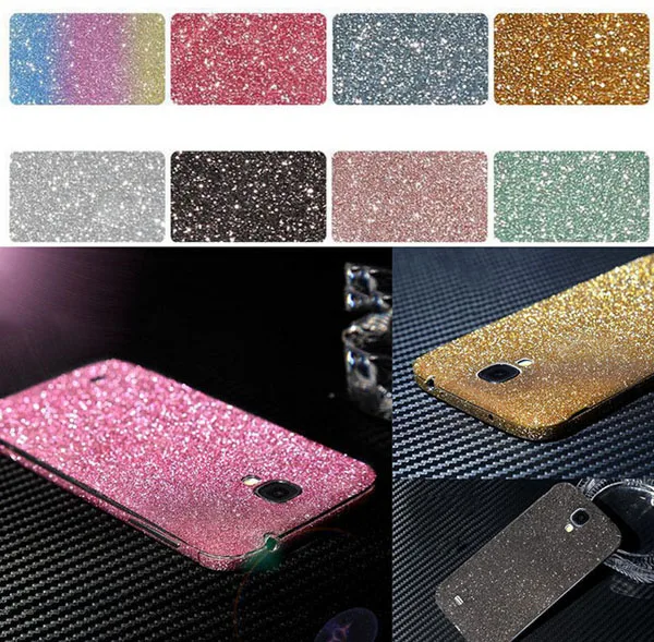 

Vinyl Crystal Diamond Full Body Front +Back Wrap Decal Film Sticker Phone Skin For Samsung Galaxy S3 S4 S5 Phone Film