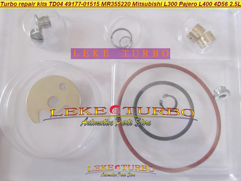 Комплект для ремонта турбо TD04 49177 01515 MR355220 Mitsubishi L300 4WD Delicia Pajero Shogun L200 L400 4D56 2.5L|kit