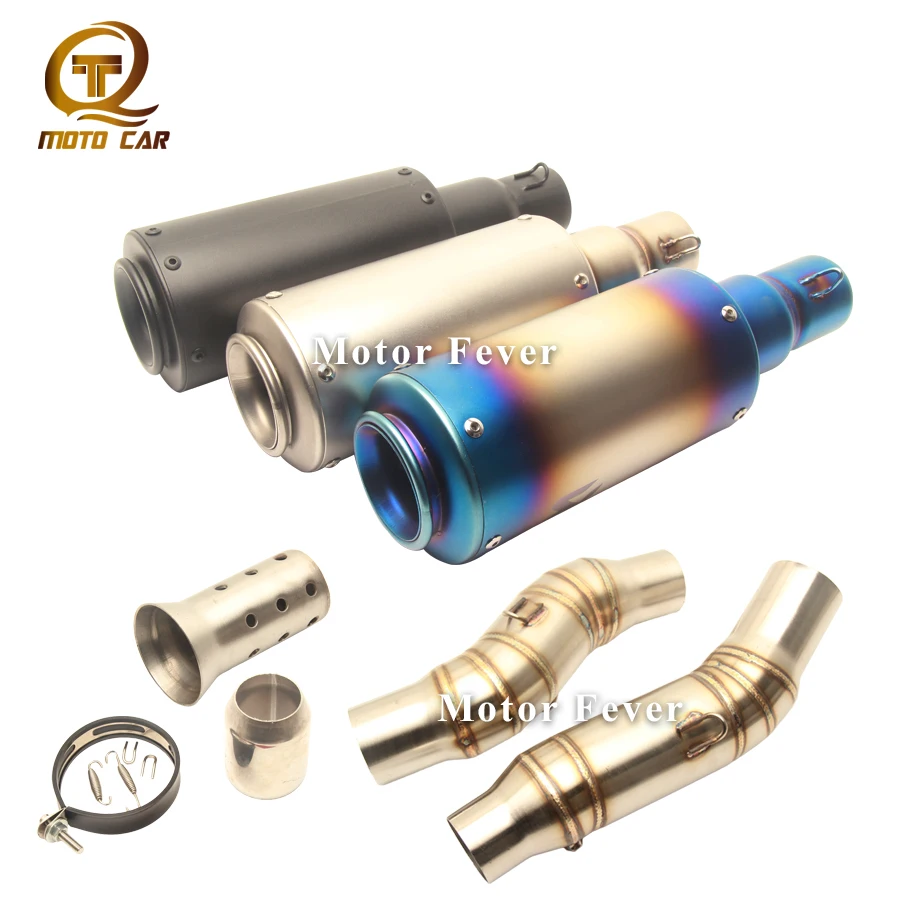 

Motorcycle Exhaust Link Pipe Escape DBKiller for Kawasaki Z1000 Exhaust System Akrapovic 2009 2010 2011 2012 2013 2014 2015 2016