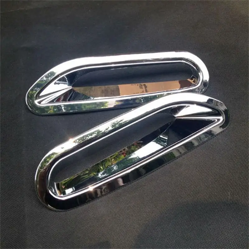 ABS Chrome Rear Fog Light Lamp Cover Trim for 2014 2015 Nissan X Trail