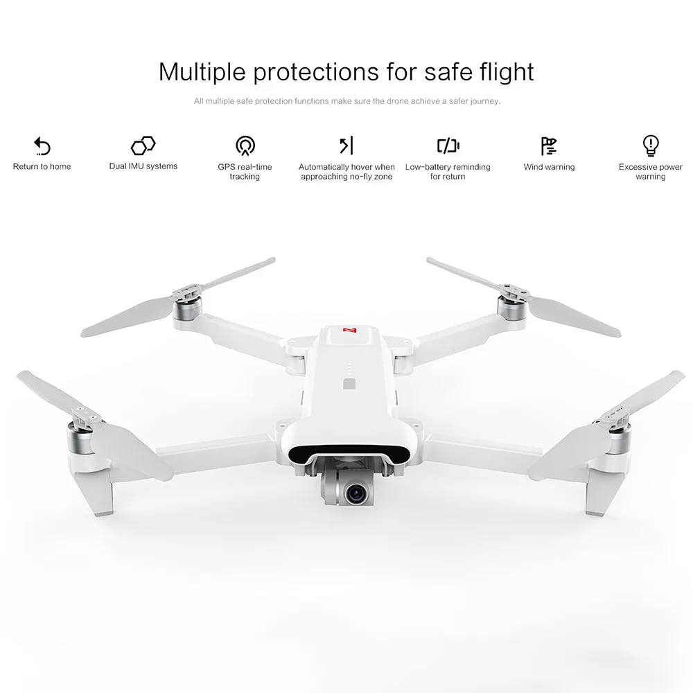 

Original FIMI X8 SE 5KM FPV With 3-axis Gimbal 4K Camera GPS 33mins Flight Time RC Drone Quadcopter RTF