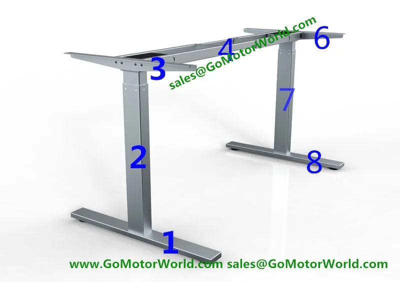 Electric height adjustable desk accessory
