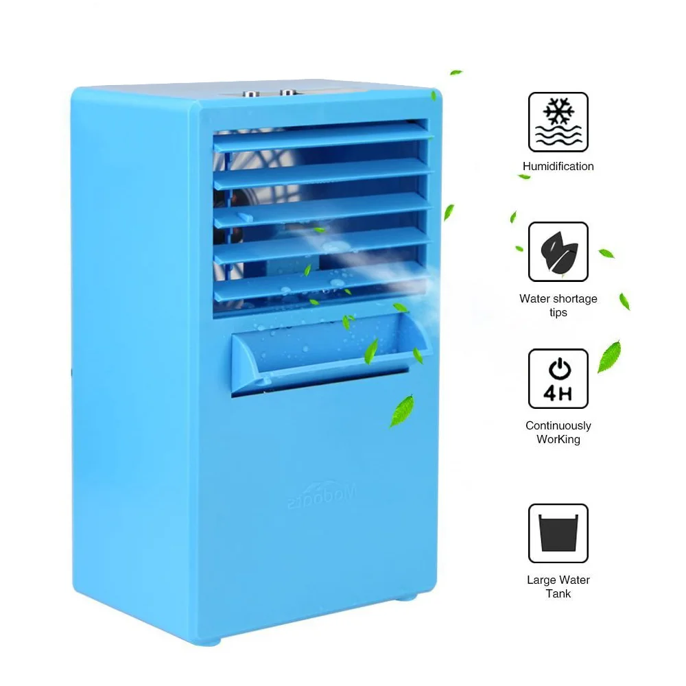 Personal Space Cooler Mini Portable Air Conditioner Fan Small Desktop Fan Table Fan Air Circulator Misting Humidifier Personal Space Cooler Mini Portable Air Conditioner Fan Small Desktop Fan Table Fan Air Circulator Misting Humidifier