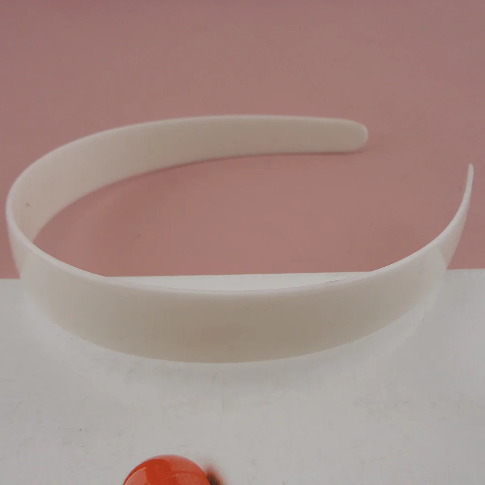 1/4" white plastic headbands without teeth hair accessory wholesale lots 7mm 